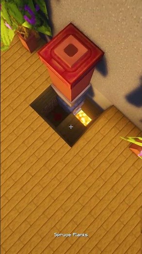 Build an AUTOMATIC Trash Can! 🗑️ #Minecraft #Shorts #Redstone