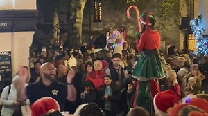 What fun the light switch on was this evening! 🎅🏼👍🏽 A huge thank you to Fowey River Lions Club and Dowrick Electrical for sponsoring and installing the lights, and helping bring it all together 🙏 Thank you to all that joined in 🎶 We are open again tomorrow 10am - 5.30pm and Sunday 10am - 4pm 🎁🎄 See you here! | Fowey Christmas Market Weekend