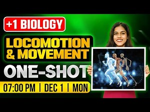 Plus One Biology | Locomotion And Movement | Oneshot | Exam Winner
