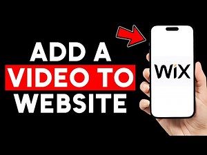 How to Add a Video to Wix Website