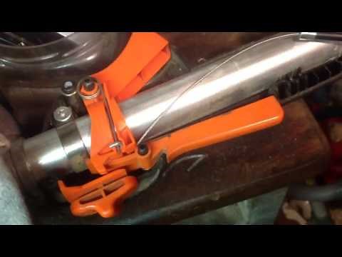 Stihl FS90R throttle cable repair, also a Efco strimmer find.