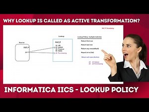 Is Informatica IICS Lookup Really an Active Transformation?