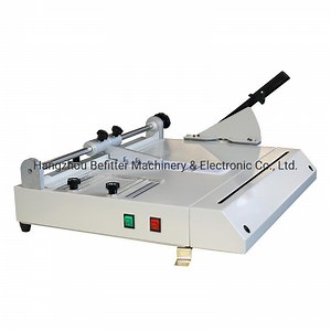 [Hot Item] 100H A4 size hardcover bookcase maker machine with round corner folder functions