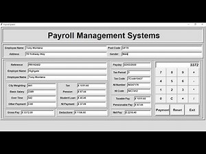 Overview of an Advanced Payroll Management System with Calculator in Python