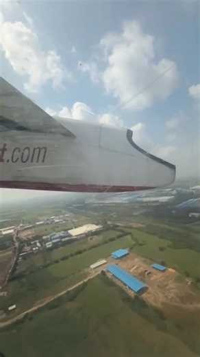 The moment a SpiceJet Bombardier Q400 aircraft operating flight SG 2906 from Kandla to Mumbai lost one of its outer wheels shortly after takeoff from Kandla Airport, Gujarat, on Friday. The wheel fell onto the runway, a moment captured on video by a passenger aboard the flight. Despite the incident, the pilots safely continued to Mumbai, where the plane made an emergency landing at Chhatrapati Shivaji Maharaj International Airport at 3:51 PM. All 75 passengers and crew disembarked safely, and th