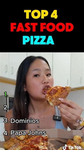 TOP 4 FAST FOOD PIZZA 🍕😂 #youtubeshorts