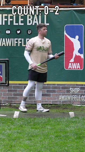What Should the Pitcher Do?😳 #dingersornothing #wiffleball #baseball #shorts
