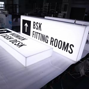 [Hot Item] Outdoor Business Sign Logo Display New Advertising Signboard LED Light Box