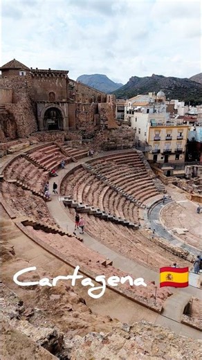 📍Cartagena, Spain 🇪🇸 Teatro Romano de Cartagena 🇪🇦 #cartagena #spain #travel #shorts