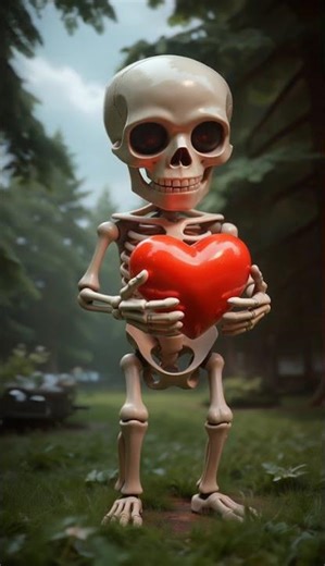 Skelton with Heart