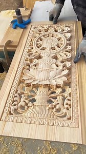 2.2K views · 17 reactions | Wood carving insert edge processing- Good tools and machinery make work easy #woodcraft #wood #woodwork #woodart | Wood girl Master | Facebook