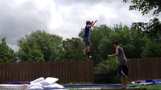 First Double Backflip Attempt Captured on Camera