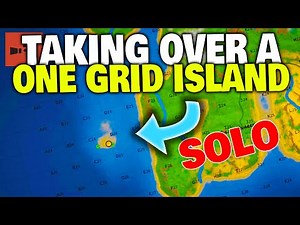 TAKING OWNERSHIP of a ONE GRID ISLAND on the FIRST DAY! - Rust Solo Survival (Part 1/5)
