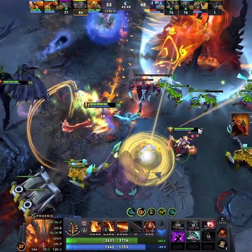 Fastest Orchid Phoenix Build in 7.39e Dota 2! #dota2 | DotaSpectre