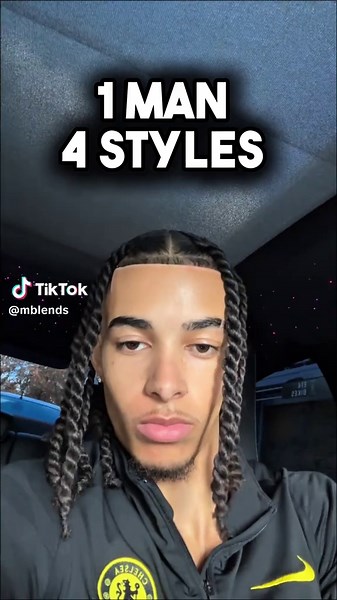 1 man 4 styles 💆🏽‍♂️ #hairstyles #menshaircut#mensbraidstyles | hairstyle