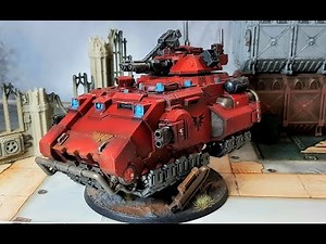HOW TO PAINT BLOOD ANGELS TANKS