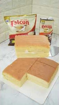 Coconut Chiffon Cake with Tender Coconut Custard Filling, Sweet and Delicious