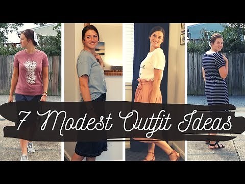 What I Did and Wore in Virginia Beach with NO KIDS | Modest Mennonite Outfit Ideas