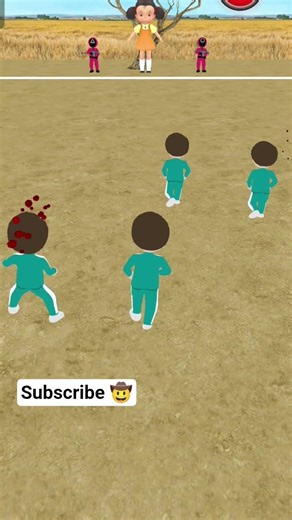 Squid Game Survival Challange 3D Red Light Green Light 😱#shorts#trending #viral #youtubeshorts