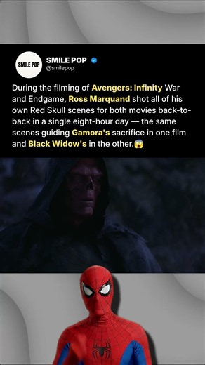 Red Skull Filmed Infinity War & Endgame in One Day 😱 #redskull #mcu #marvel