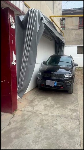 Foldable Electric Garage in Action Smart, Space Saving Car Protection #furniture