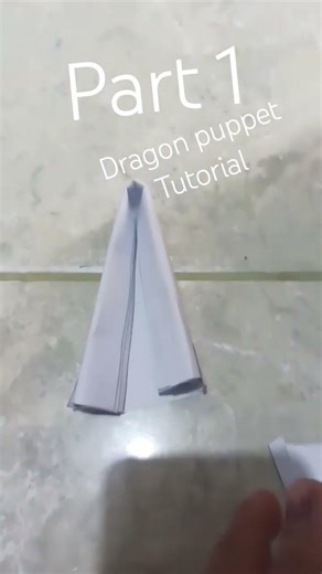 dragon puppet tutorial #dragonpuppet#tutorial