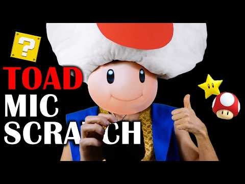 TOAD ASMR 🍄 THE SOFTEST MIC SCRATCHING EVER (Deep Sleep) Super Mario Galaxy (ITA/ENG ASMR)
