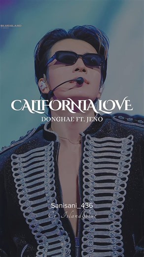 DONGHAE ft. JENO NCT - California Love [Shorts Video Lyrics] #sanisani436_kpop_lyrics