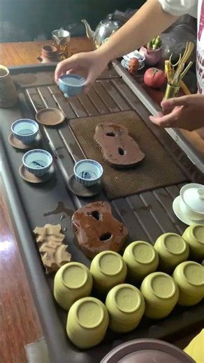 Tea table setup, easy to learn! #teabrewing #teadrinking #tea #teaknowledge #tea #afternoonteatim...