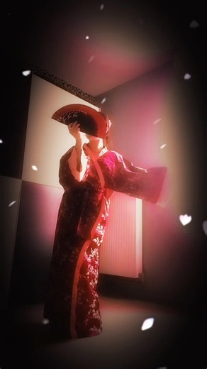 Sakura Sakura - Japanese traditional fan dance #fandance #japandance #traditionaldance