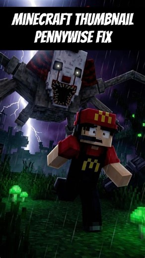 Minecraft Pennywise Thumbnail Fix (Viral Tutorial)