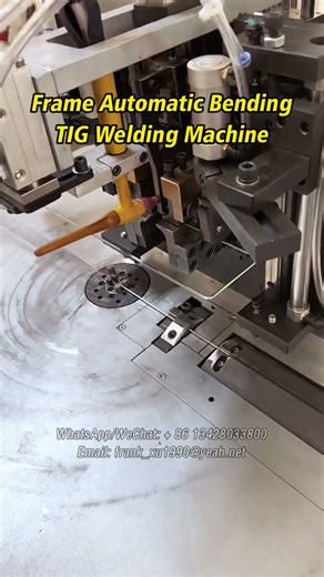 Wire Frame Bending Forming and TIG welding machine #bending #buttwelding #wirebending