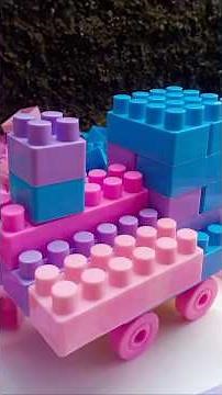 Satisfying LEGO Locomotive Build | DIY Train Made from Blocks #buildingblocks