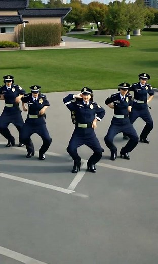 🇰🇷 South Korea’s Female Police Crush the Blurred Lines Dance | Education, Health & Fitness