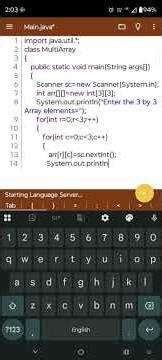 2D Array program java#shorts #java #coding