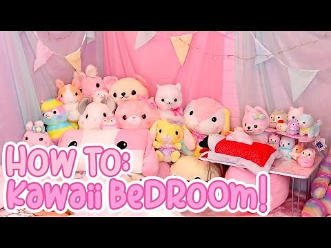 HOW TO: Kawaii Bedroom Tutorial Transformation! ft. Panda-Chan | TOFU CUTE TV