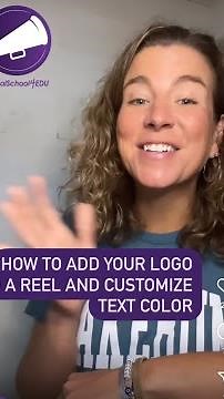 How to Add Your Logo to a Reel and Customize Text Color