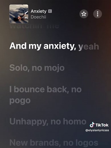 Anxiety full song lyrics - Doechii (Full Lyrics)