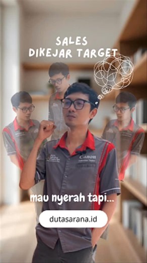 DUTA SARANA COMPUTER on Instagram: "POV: Lagi dikejar target, rasanya mau menyerah… 😩 Eitsss, tunggu dulu… Karena setiap usaha kecil, bakal jadi pencapaian besar. Jangan berhenti, terus semangat!! Cari perlengkapan computer dan printer? Di Duta Sarana Computer dong pastinya 📍 Jl. Kalibokor Selatan no.168, Surabaya #printerlengkapmurah #perlengkapankomputer #tokokomputer #dutasaranacomputer #kejartarget"