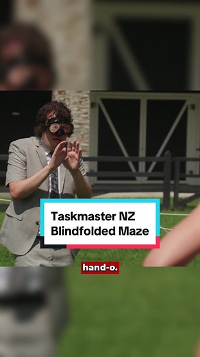 Blindfolded Maze Challenge in Taskmaster NZ