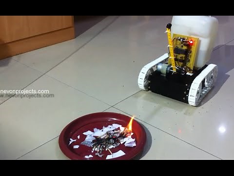 Fire Fighter Robot Project