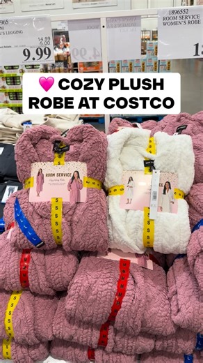 Costco Buys on Instagram: "🩷 The Coziest Plush Robe is at Costco! Ultra-soft, warm, and perfect for lounging — available in pretty blush and cream colors 🛋️ A cozy must-have! $18.99 #Costco #CozyFinds"