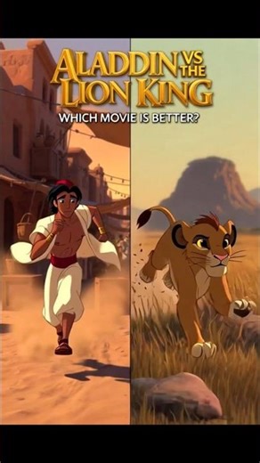 Aladdin VS The Lion King: Which Movie Is Better? #disney #aladdin #thelionking #animation #cartoon
