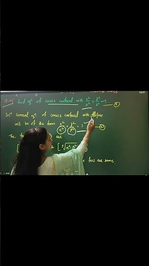 Q.-12 | Confocal Conics | Analytic Geometry and Vector Calculus