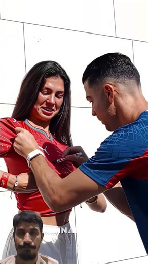 Ronaldo Signed Celine's Jersey 🤯❤️ | Dream Come True! #football #ronaldojr #ronaldofans #ronaldo