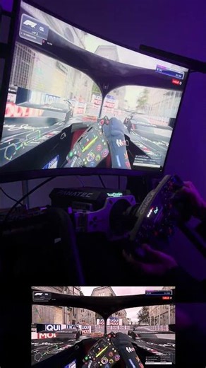 Baku Street Circuit Castle Section 2026 Red Bull x Fanatec Wheel #formula1 #f125 #racing #simulator