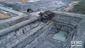So Satisfying 😌 Credit: Dyno Nobel | Mining Geologist