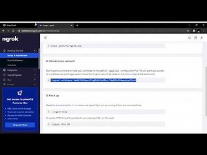 Setting up ngrok | cloud shell
