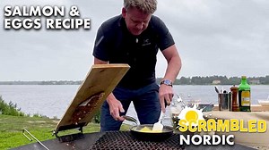 Inspired by my trip to Iceland, I cook up hot smoked salmon with Nordic-style scrambled eggs ! | Gordon Ramsay
