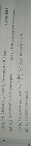 Let x _ { 0 } = 0. Define x _ { n   1 } = \cos x _ { n } for ev... | Filo
